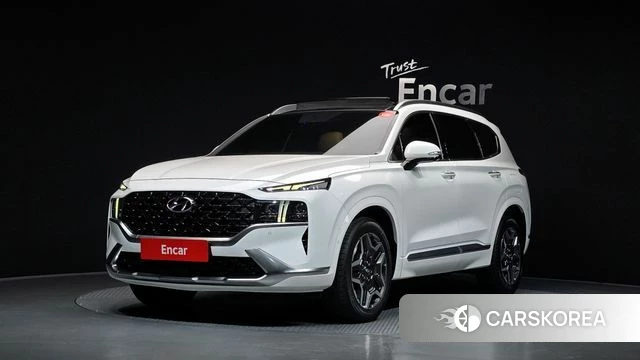 Hyundai The New Santa Fe 2021 Белый из Кореи