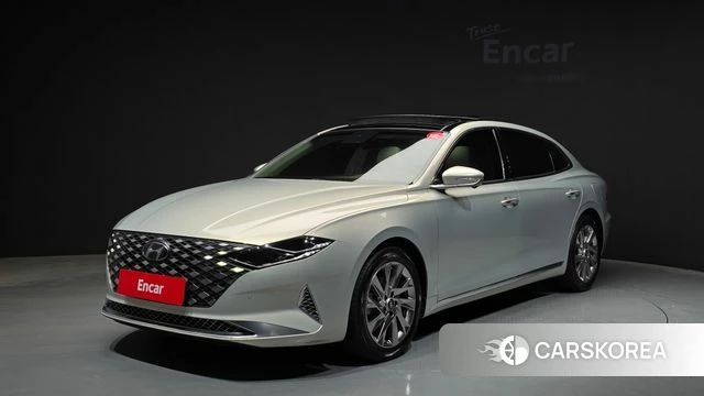 Hyundai The New Grandeur IG Hybrid 2021 Серебристо-серый из Кореи