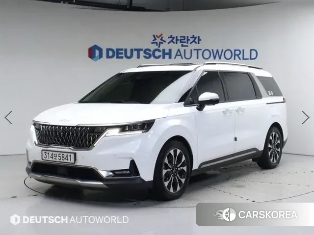 Kia The New Carnival 4th Generation 2022 Белый из Кореи