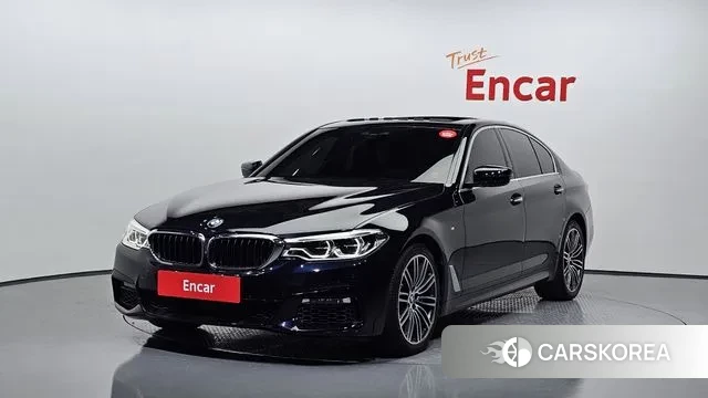BMW 5 Series (G30) 2018 Черный из Кореи