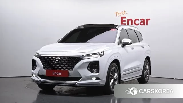 Hyundai Santa Fe TM 2019 Белый из Кореи