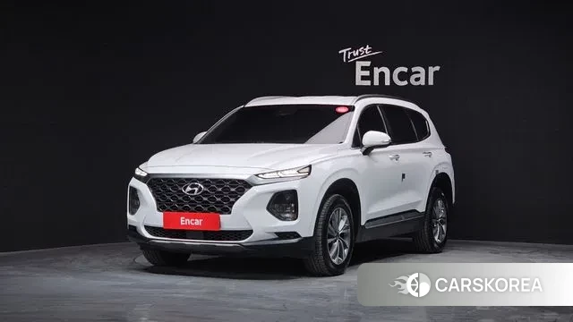 Hyundai Santa Fe TM 2019 Белый из Кореи