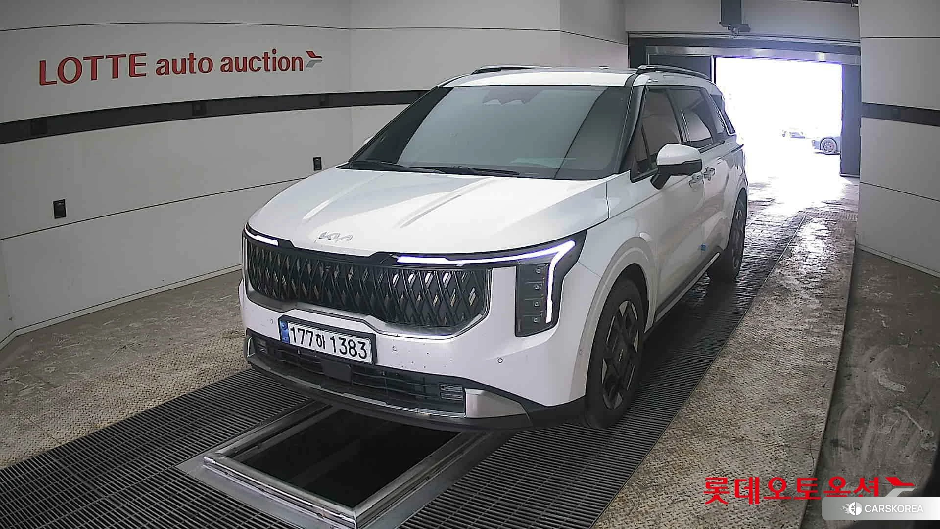 Kia Carnival Hybrid 2024 Белый из Кореи