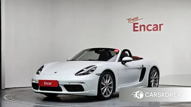 Porsche 718 Boxster 2019 Белый из Кореи
