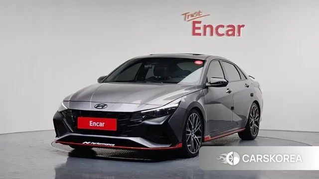 Hyundai Avante (CN7) 2022 Серый из Кореи