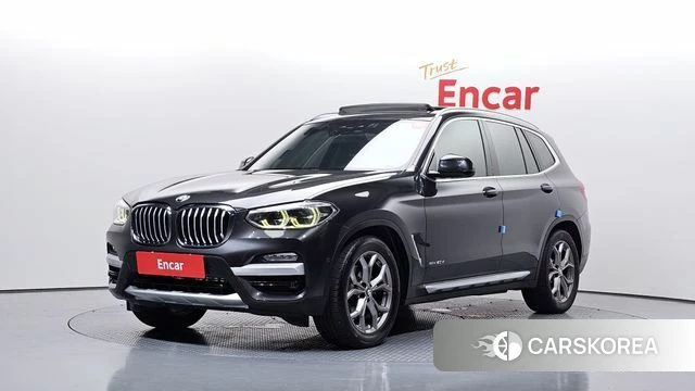 BMW X3 (G01) 2018 Черный из Кореи