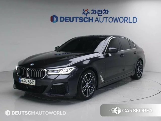 BMW 5 Series (G30) 2021 Черный из Кореи