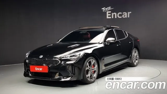 Kia Stinger 2020 Черный из Кореи