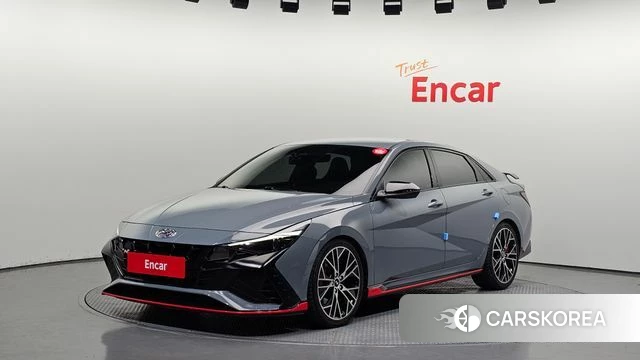 Hyundai Avante (CN7) 2021 Светло-серебряный цвет из Кореи