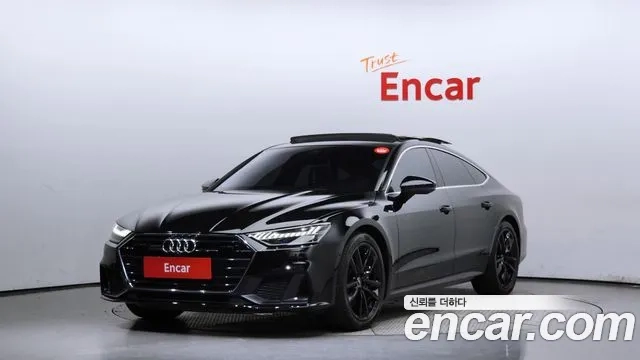 Audi A7 (4K) 2021 Черный из Кореи