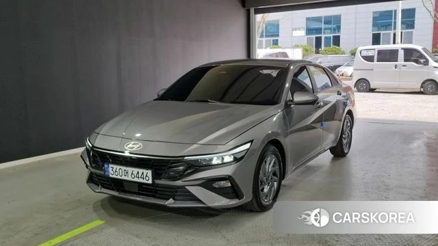 Hyundai The New Avante (CN7) 2024 Серебристо-серый из Кореи