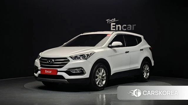 Hyundai Santa Fe The Prime 2018 Белый из Кореи