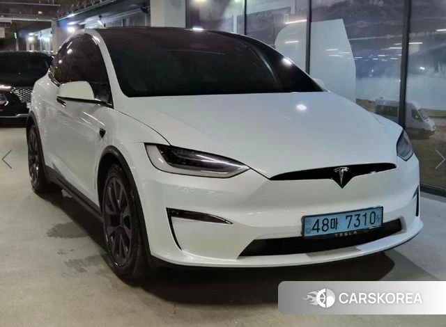 Tesla Model X 2023 Белый из Кореи