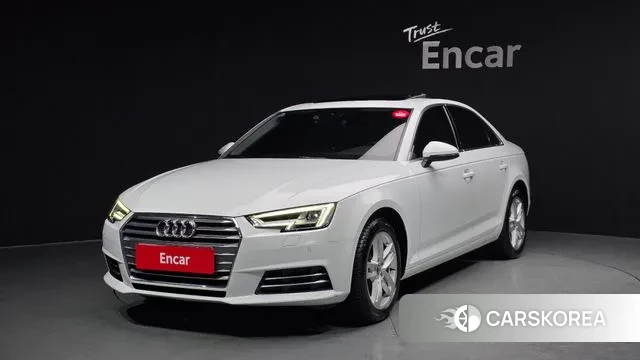 Audi A4 (B9) 2018 Белый из Кореи