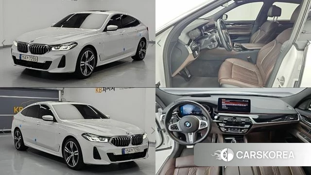 BMW 6 Series GT (G32) 2022 Белый из Кореи