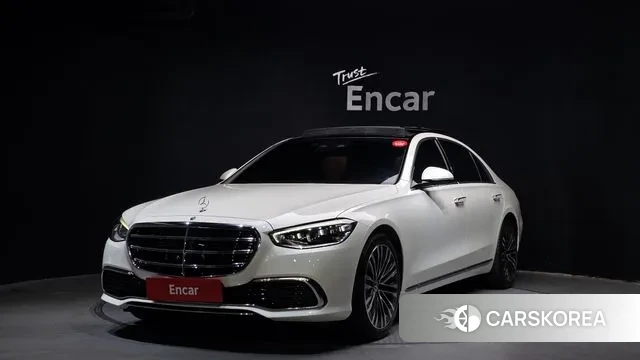 Mercedes-Benz S-Class W223 2023 Белый из Кореи