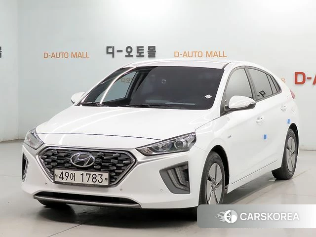 Hyundai The New Ionic Hybrid 2019 Белый из Кореи