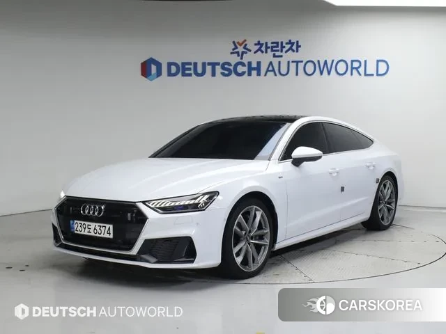 Audi A7 (4K) 2020 Белый из Кореи