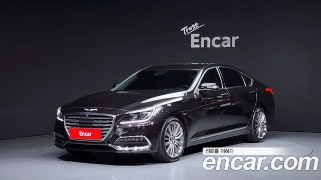 Genesis G80 2018 Черный из Кореи