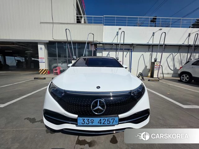 Mercedes-Benz EQS V297 2023 Белый из Кореи