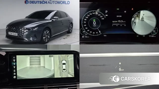 Hyundai The New Grandeur IG Hybrid 2020 Серый из Кореи