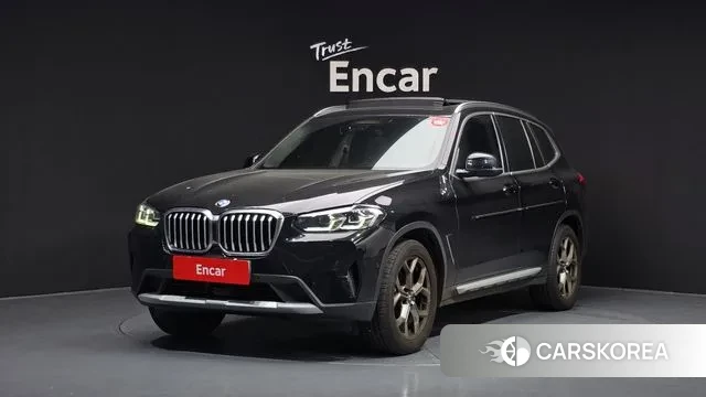 BMW X3 (G01) 2022 Черный из Кореи