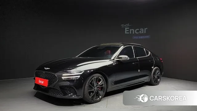 Genesis The New G70 2022 Черный из Кореи