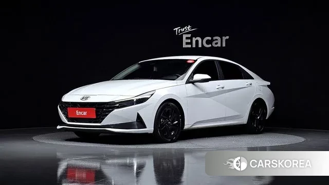 Hyundai Avante (CN7) 2022 Белый из Кореи