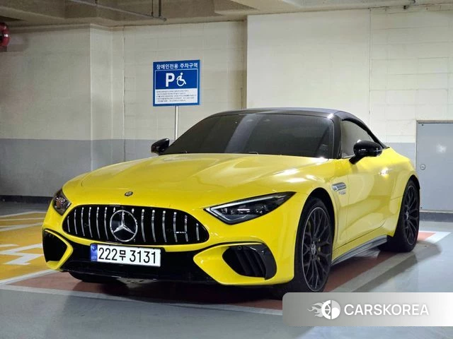 Mercedes-Benz SL-Class R232 2023 Желтый из Кореи