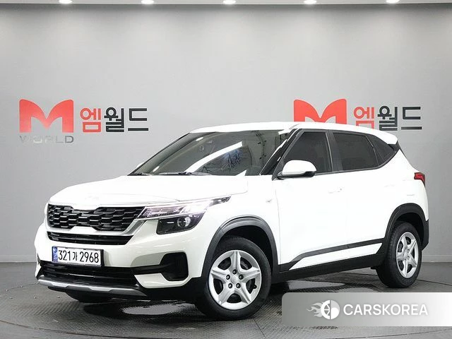 Kia Seltos 2021 Белый из Кореи