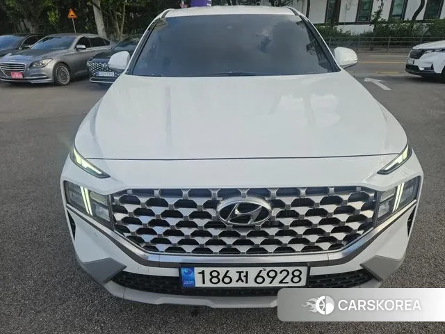Hyundai The New Santa Fe 2022 Белый из Кореи