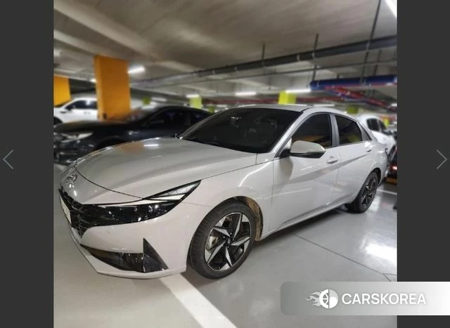 Hyundai Avante (CN7) 2022 Серебряный из Кореи