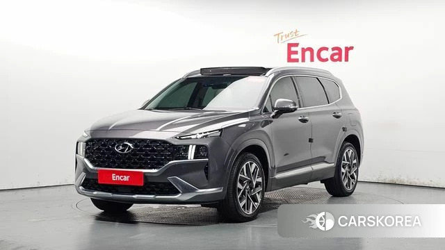 Hyundai The New Santa Fe 2020 Серый из Кореи