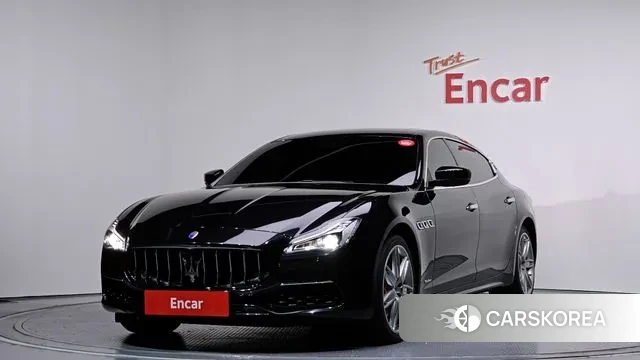 Maserati Quattroporte 2019 Черный из Кореи