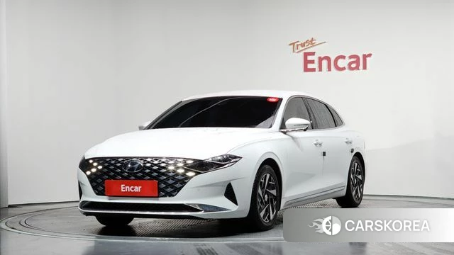 Hyundai The New Grandeur IG Hybrid 2021 Белый из Кореи