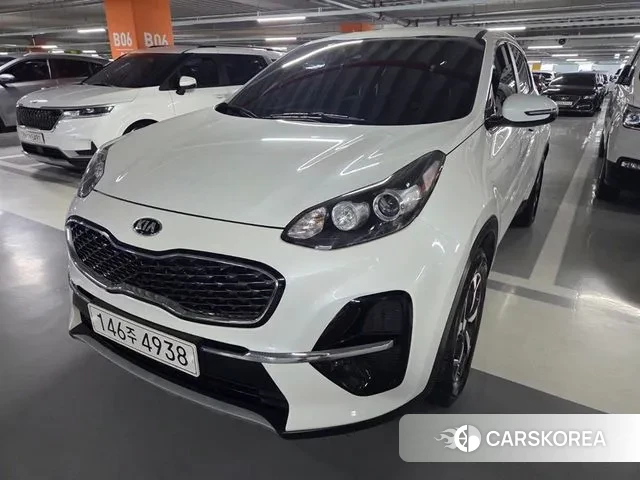 Kia Sportage The Bold 2021 Белый из Кореи