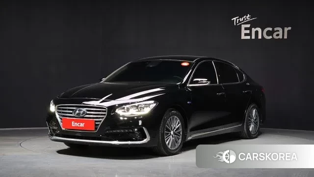 Hyundai Grandeur IG Hybrid 2018 Черный из Кореи