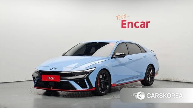 Hyundai The New Avante (CN7) 2026 Небесно-голубой из Кореи