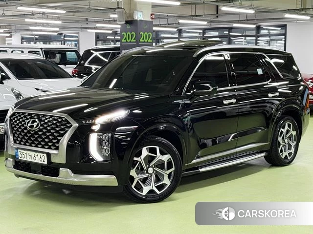 Hyundai Palisade 2022 Черный из Кореи