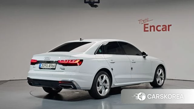 Audi A4 (B9) 2021 Белый из Кореи