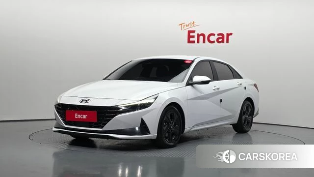 Hyundai Avante (CN7) 2022 Белый из Кореи