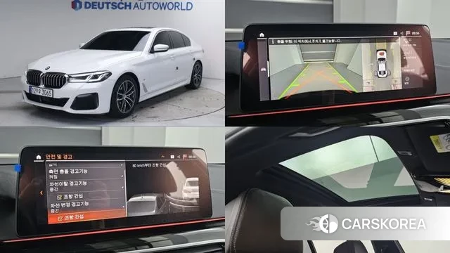 BMW 5 Series (G30) 2021 Белый из Кореи