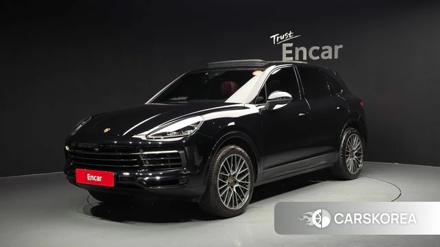 Porsche Cayenne (PO536) 2020 Черный из Кореи