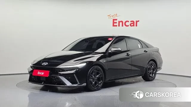 Hyundai The New Avante (CN7) 2025 Черный из Кореи