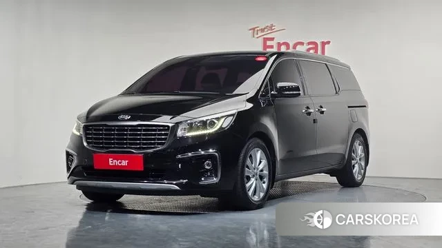 Kia The New Carnival 2018 Черный из Кореи
