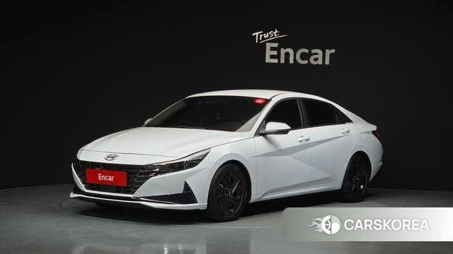 Hyundai Avante (CN7) 2020 Белый из Кореи