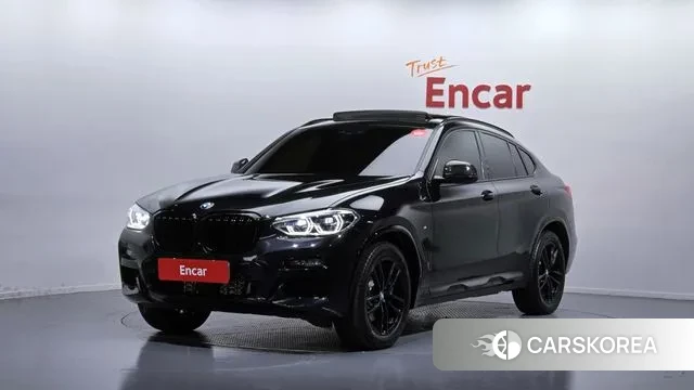 BMW X4 (G02) 2021 Черный из Кореи