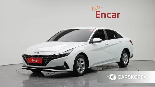 Hyundai Avante (CN7) 2021 Белый из Кореи