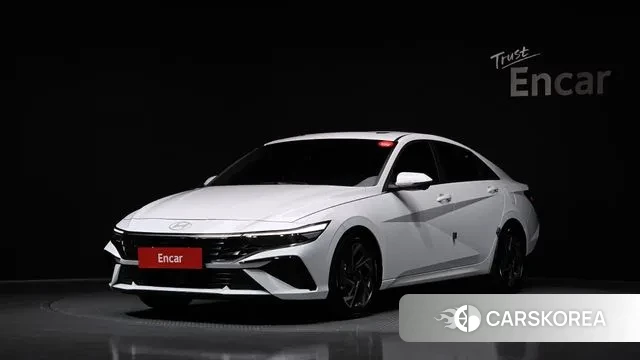 Hyundai The New Avante (CN7) 2023 Белый из Кореи