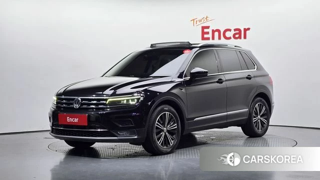Volkswagen Tiguan second Generation 2020 Черный из Кореи